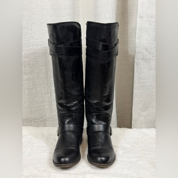 Madden Girl “Calinda” Quilted Knee-High Riding Boots – Black, Size 7.5 - Picture 4 of 9